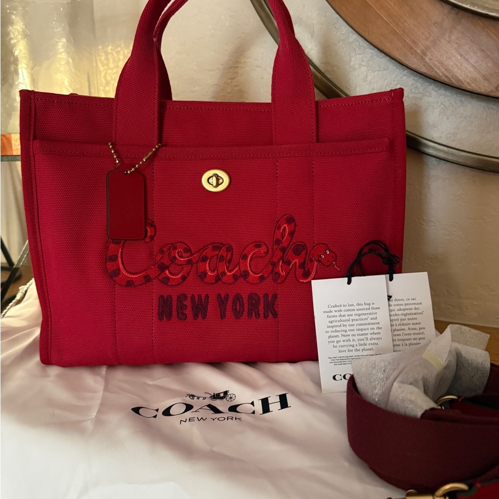 Coach Lunar New Year cargo tote CZ431
